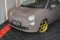 Cup Spoilerlippe Front Ansatz V.1 passend für FIAT 500 HATCHBACK vor Facelift schwarz Hochglanz
