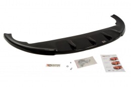 Cup Spoilerlippe Front Ansatz passend für FIAT BRAVO II schwarz Hochglanz