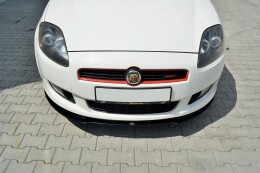 Cup Spoilerlippe Front Ansatz passend für Fiat Bravo MK 2 SPORT schwarz Hochglanz