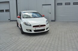 Cup Spoilerlippe Front Ansatz passend für Fiat Bravo MK 2 SPORT schwarz Hochglanz
