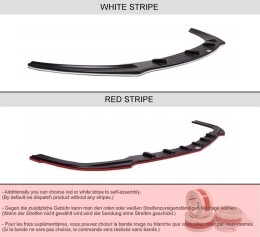 Cup Spoilerlippe Front Ansatz passend für FIAT PUNTO STANDARD FACELIFT, PREFACE Carbon Look