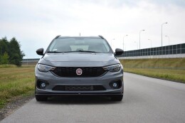 Cup Spoilerlippe Front Ansatz für Fiat Tipo S-Design schwarz Hochglanz