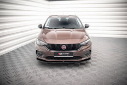 Street+ Spoilerlippe Front Ansatz passend für Fiat Tipo S-Design schwarz Hochglanz