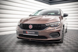 Street+ Spoilerlippe Front Ansatz passend für Fiat Tipo S-Design schwarz Hochglanz