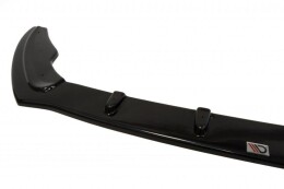 Cup Spoilerlippe Front Ansatz passend für Ford Fiesta Mk7 FL schwarz Hochglanz
