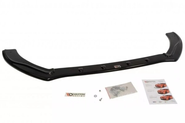 Cup Spoilerlippe Front Ansatz passend für Ford Fiesta ST-Line Mk7 FL schwarz Hochglanz