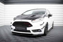 Cup Spoilerlippe Front Ansatz passend für (Cupra) Ford Fiesta ST Mk7 FL schwarz Hochglanz