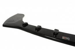 Street+ Spoilerlippe Front Ansatz passend für Ford Fiesta ST Mk7 FL (für Maxton Design Stoßstange) schwarz Hochglanz