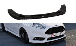 Cup Spoilerlippe Front Ansatz V.2 passend für Ford Fiesta ST Mk7 FL schwarz Hochglanz