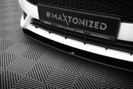 Cup Spoilerlippe Front Ansatz V.2 passend für Ford Fiesta ST Mk7 FL schwarz Hochglanz