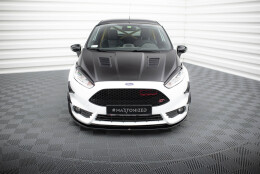 Street+ Spoilerlippe Front Ansatz V.2 passend für Ford Fiesta ST Mk7 FL schwarz Hochglanz