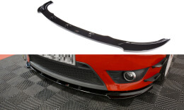Cup Spoilerlippe Front Ansatz V.1 passend für Ford Fiesta ST Mk6 schwarz Hochglanz
