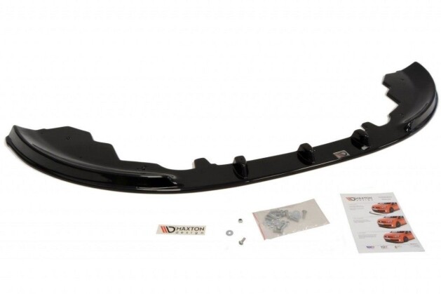 Cup Spoilerlippe Front Ansatz passend für Ford Fiesta Mk7 schwarz Hochglanz