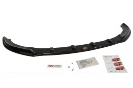 Cup Spoilerlippe Front Ansatz passend für FORD FOCUS II Facelift schwarz Hochglanz