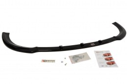 Street+ Spoilerlippe Front Ansatz V.1 passend für Ford Focus RS Mk2 schwarz Hochglanz