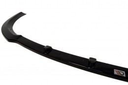 Street+ Spoilerlippe Front Ansatz V.1 passend für Ford Focus RS Mk2 schwarz Hochglanz