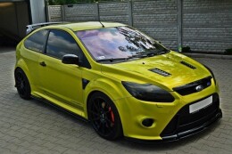 Street+ Spoilerlippe Front Ansatz V.2 passend für Ford Focus RS Mk2 schwarz Hochglanz