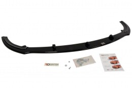 Cup Spoilerlippe Front Ansatz V.1 passend für Ford Focus ST Mk2 schwarz Hochglanz