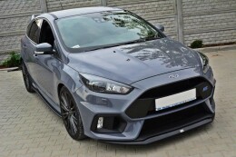 Cup Spoilerlippe Front Ansatz V.2 passend für Ford Focus RS Mk3 schwarz Hochglanz