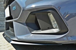 Cup Spoilerlippe Front Ansatz V.2 passend für Ford Focus RS Mk3 schwarz Hochglanz