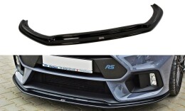 Cup Spoilerlippe Front Ansatz V.3 passend für Ford Focus RS Mk3 schwarz Hochglanz