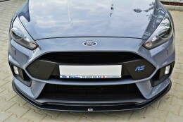 Cup Spoilerlippe Front Ansatz V.3 passend für Ford Focus RS Mk3 schwarz Hochglanz