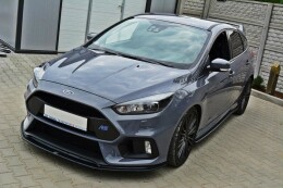 Cup Spoilerlippe Front Ansatz V.3 passend für Ford Focus RS Mk3 schwarz Hochglanz