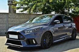 Cup Spoilerlippe Front Ansatz V.4 passend für Ford Focus RS Mk3 schwarz Hochglanz