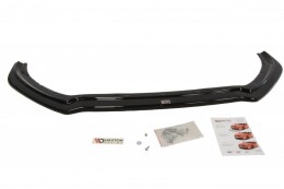 Cup Spoilerlippe Front Ansatz V.4 passend für Ford Focus RS Mk3 schwarz Hochglanz