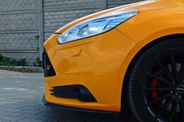 Cup Spoilerlippe Front Ansatz passend für Ford Focus ST Mk3 (Cupra) schwarz Hochglanz