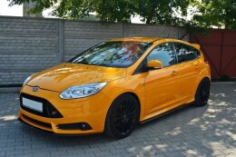 Cup Spoilerlippe Front Ansatz passend für Ford Focus ST Mk3 (Cupra) schwarz Hochglanz