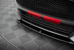Cup Spoilerlippe Front Ansatz passend für Ford Focus ST Mk3 FL (Cupra) schwarz Hochglanz