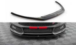 Cup Spoilerlippe Front Ansatz V.2 passend für Ford Focus ST Mk3 FL schwarz Hochglanz