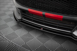 Cup Spoilerlippe Front Ansatz V.3 passend für Ford Focus ST Mk3 FL schwarz Hochglanz