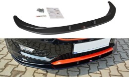 Cup Spoilerlippe Front Ansatz V.1 passend für Ford Focus ST-Line Mk3 FL schwarz Hochglanz