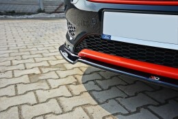 Cup Spoilerlippe Front Ansatz V.2 passend für Ford Focus ST-Line Mk3 FL schwarz Hochglanz