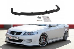 Cup Spoilerlippe Front Ansatz passend für HONDA ACCORD VII TYPE-S schwarz Hochglanz