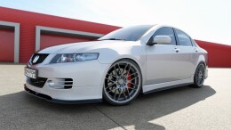 Cup Spoilerlippe Front Ansatz passend für HONDA ACCORD VII TYPE-S schwarz Hochglanz