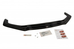 Cup Spoilerlippe Front Ansatz V.1 passend für HONDA CIVIC IX TYPE R schwarz Hochglanz