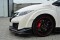 Cup Spoilerlippe Front Ansatz V.2 passend für HONDA CIVIC IX TYPE R schwarz Hochglanz