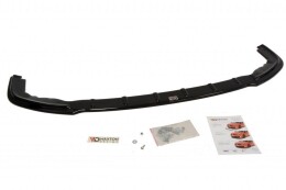 Cup Spoilerlippe Front Ansatz passend für HONDA CIVIC MK6 EJ9 schwarz Hochglanz