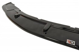 Cup Spoilerlippe Front Ansatz passend für HONDA CIVIC VIII TYPE R GP schwarz Hochglanz