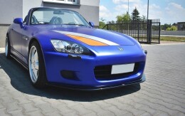 Cup Spoilerlippe Front Ansatz V.1 passend für HONDA S2000 schwarz Hochglanz