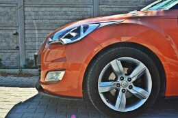 Cup Spoilerlippe Front Ansatz Hyundai Veloster schwarz...
