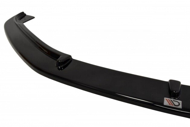 Cup Spoilerlippe Front Ansatz passend für JAGUAR XF X250 Facelift schwarz Hochglanz