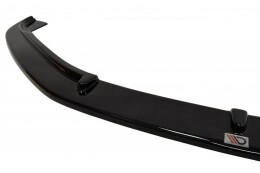 Cup Spoilerlippe Front Ansatz für JAGUAR XF X250 Facelift schwarz Hochglanz