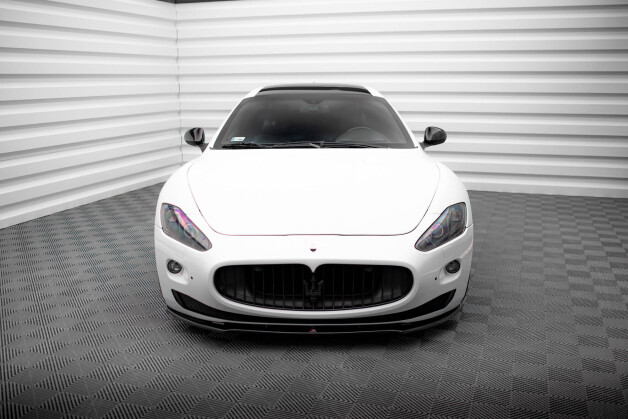 Cup Spoilerlippe Front Ansatz passend für Maserati Granturismo Mk1 schwarz Hochglanz