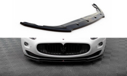 Cup Spoilerlippe Front Ansatz für Maserati Granturismo Mk1 schwarz Hochglanz