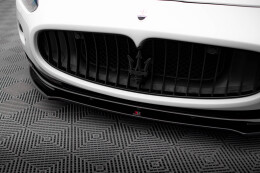 Cup Spoilerlippe Front Ansatz für Maserati Granturismo Mk1 schwarz Hochglanz