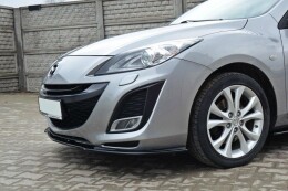 Cup Spoilerlippe Front Ansatz für Mazda 3 MK2 Sport...